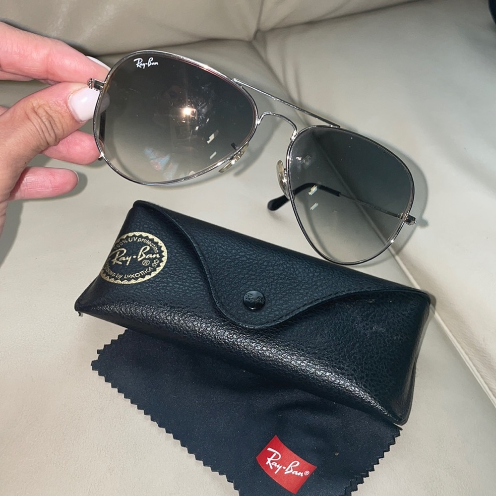 Ombré Aviator Sunglasses